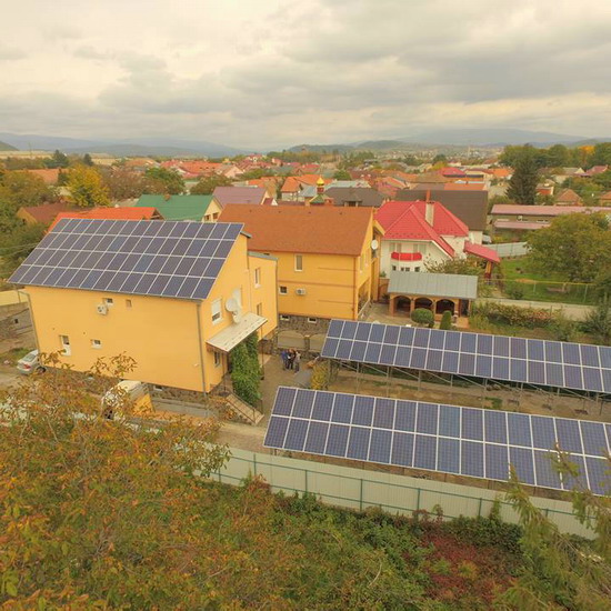 30KW GRID SOLAR SYSTEM IN UKRAINE FOR RESIDENTIAL
