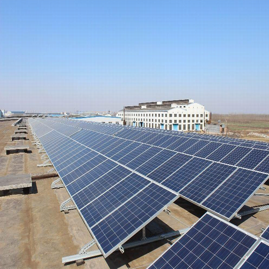 300KW ON GRID SOLAR SYSTEM IN SHANDONG CHINA FOR COMMERCIAL USE
